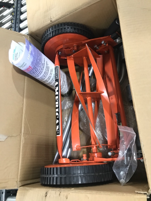 Photo 1 of American Lawn Mower 1204-14 14-Inch 4-Blade Push Reel Lawn Mower
