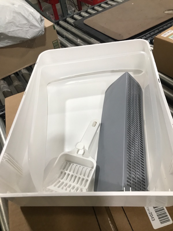 Photo 2 of Tfwadmx Large Rabbit Litter Box Toilet Rectangle Potty Trainer Corner Litter Bedding Box Pet Pan for Adult Hamster Bunny Guinea Pig Galesaur Chinchilla Other Animals h