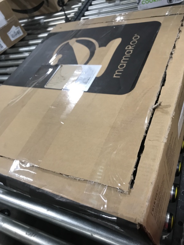 Photo 1 of 4moms mamaRoo 4 Multi-Motion Baby Swing + Safety Strap Fastener, Bluetooth Baby Swing with 5 Unique Motions, Nylon Fabric, Black