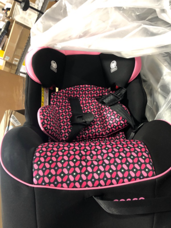 Photo 2 of Cosco Empire All-in-One Convertible Car Seat, Extended Use All-in-One Car Seat: Rear-Facing 5-40 pounds, Forward-Facing Harness 22-50 pounds, and Belt-Positioning 40-80 pounds, Spring Petals