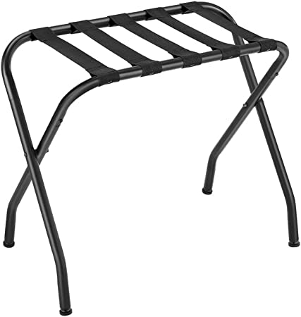 Photo 1 of  Luggage Rack, Luggage Rack for Guest Room, Suitcase Stand, Steel Frame, Foldable, for Bedroom, Black URLR64B 