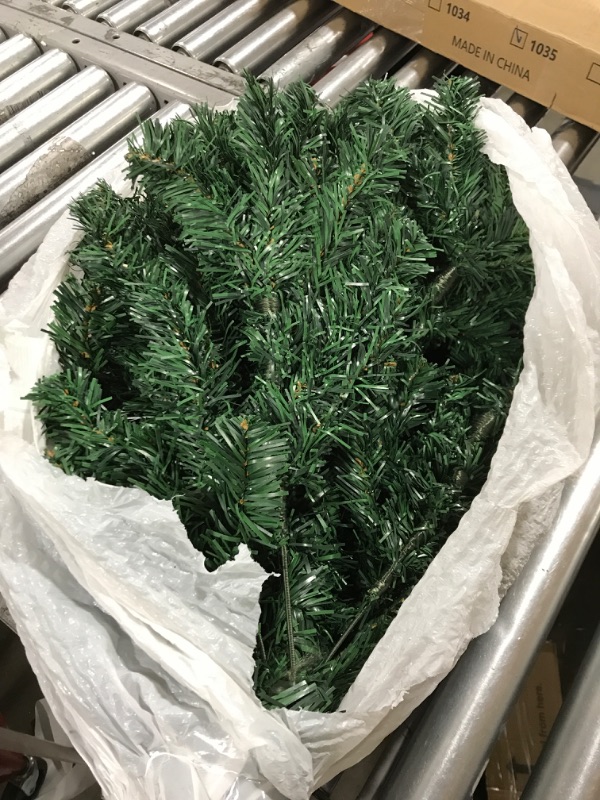 Photo 2 of 4 Ft Premium Christmas Tree with 320 Tips for Fullness - Artificial Canadian Fir Full Bodied Small Christmas Tree with Metal Stand, Lightweight and Easy to Assemble