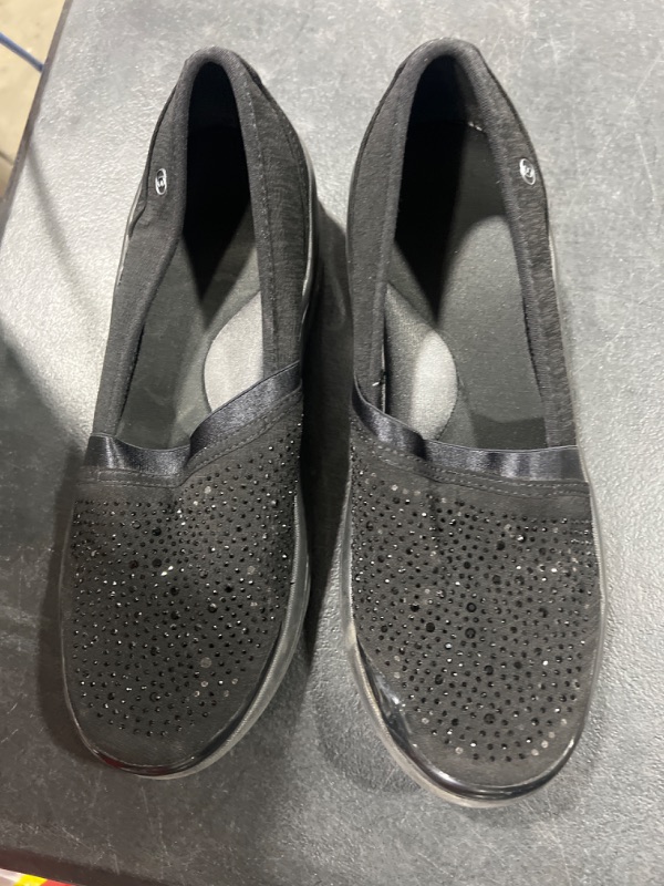 Photo 1 of BZees Women's, Red Hot Slip-On Shoes SIZE 8.5 Wide Black