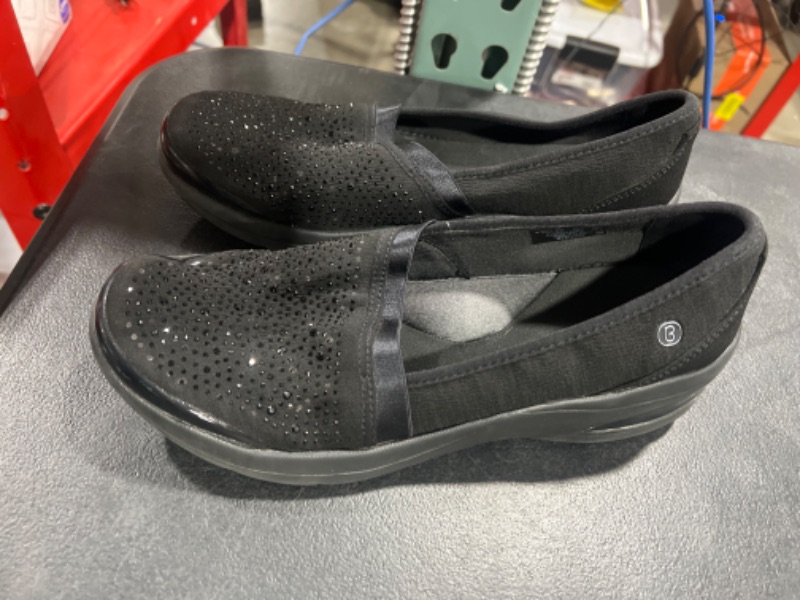 Photo 1 of BZees Women's, Red Hot Slip-On Shoes SIZE 8.5 Wide Black