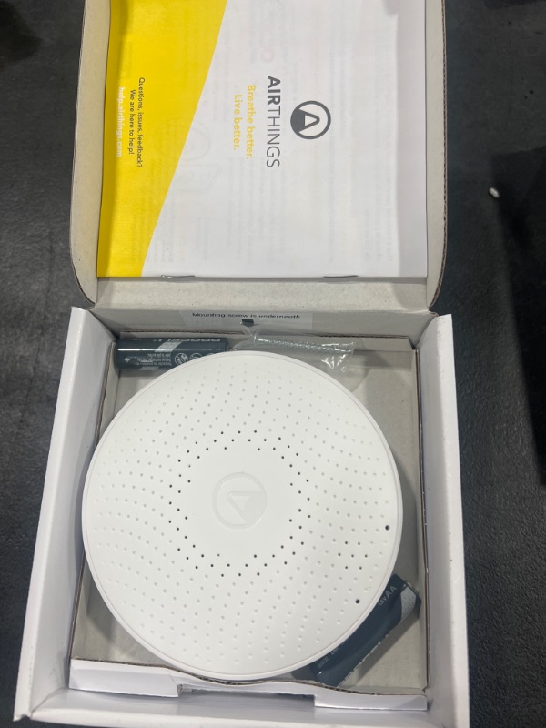 Photo 1 of Airthings Wave Plus Smart Radon and Indoor Air Quality Monitor 2910