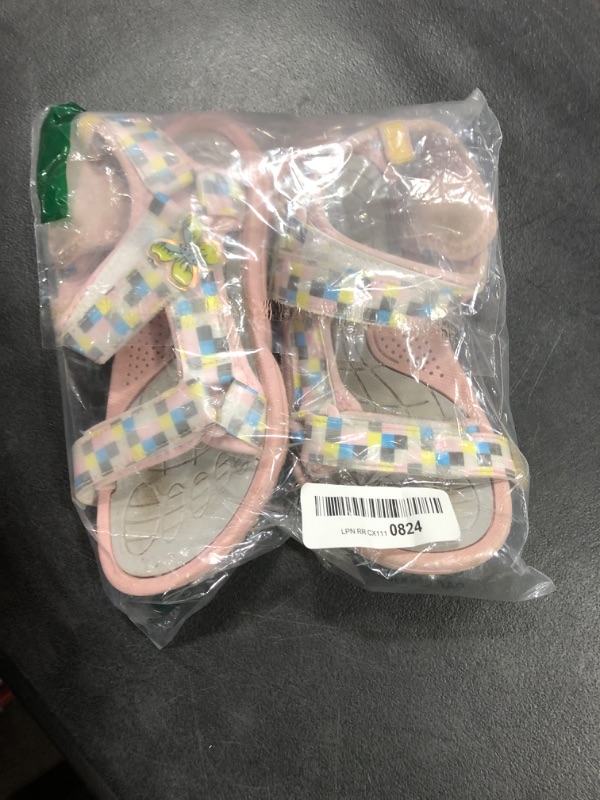 Photo 2 of Boys Girls Sandals Kids Sports Outdoor Hiking Athletic Open Toe Sandal 10.5 Little Kid Pink01