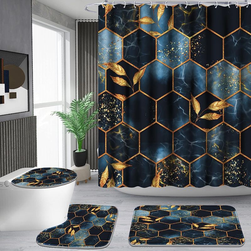 Photo 1 of 4 PIECE BATHROOM SET MARBLE DESIGN