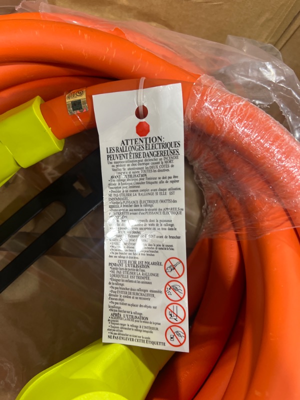 Photo 1 of Flameweld 50Amp RV Extension Cord - 20 Feet NEMA 14-50P to 14-50R, Heavy Duty RV Generator Power Extension Cord 6/3+8/1 Gauge STW, 125V/250V 50 Amp 20 FT
