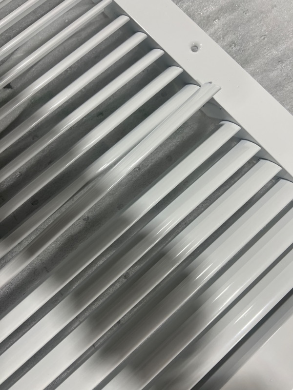 Photo 4 of 30" X 14" Aluminum Return Grille - Easy Air Flow - Linear Bar Grilles [Outer Dimensions: 31.5w X 15.5"h] 30 X 14