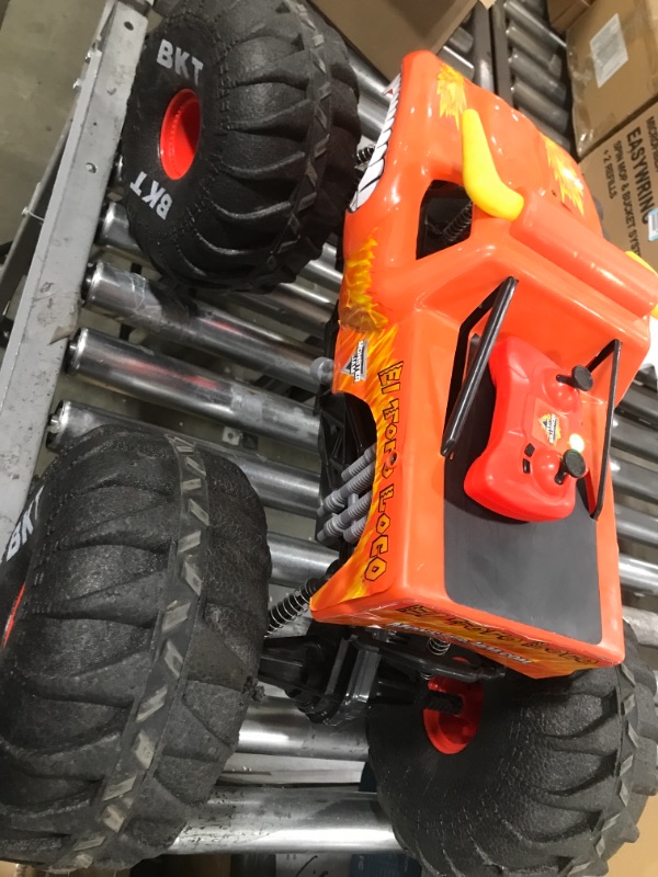 Photo 3 of Monster Jam, Official El Toro Loco Remote Control Monster Truck, 1:24 Scale, 2.4 GHz, for Ages 4 and up
