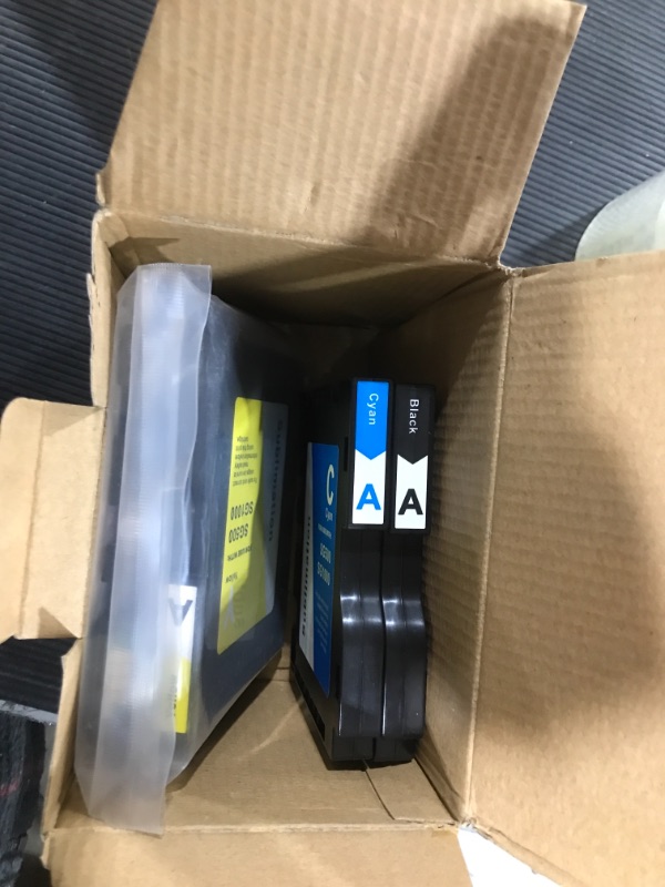 Photo 2 of Aomya Sublimation Ink A-Series 1 Set SG500 SG1000 Cartridge Compatible for Sawgrass Virtuoso SG500 SG1000 Printer (A Series 4-Pack,Black, Cyan, Magenta, Yellow)