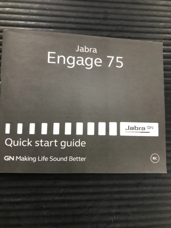 Photo 3 of Jabra Engage 75 Wireless Headset, Mono – Telephone Headset with Industry-Leading Wireless Performance, Advanced Noise-Cancelling Microphone, Call Center Headset with All Day Battery Life