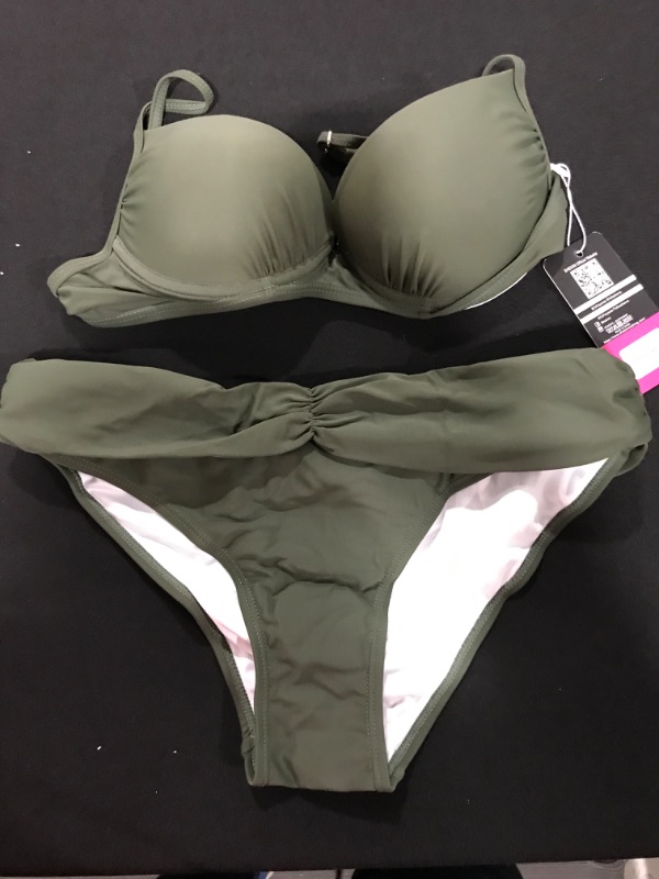 Photo 1 of [Size S] 2pc Olive Swimsuit