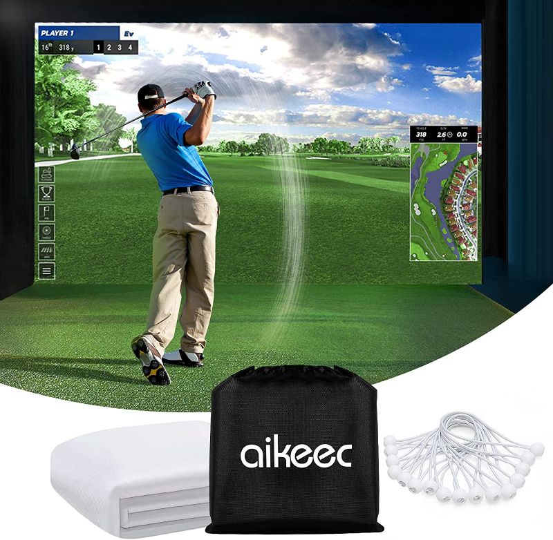 Photo 1 of aikeec Golf Simulator Impact Screen Display Projector Screen [Size Unknown]