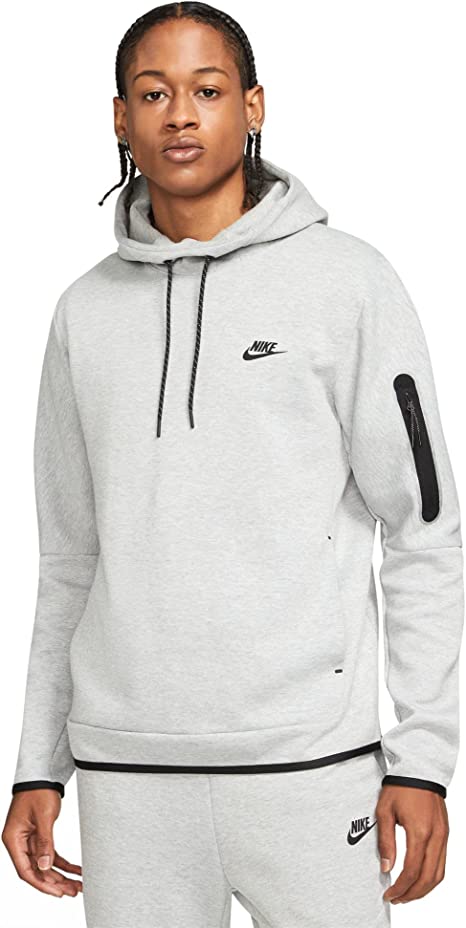 Photo 1 of [Size S-Tall]  Nike Men's NSW Club Pullover Hoodie Jersey- White