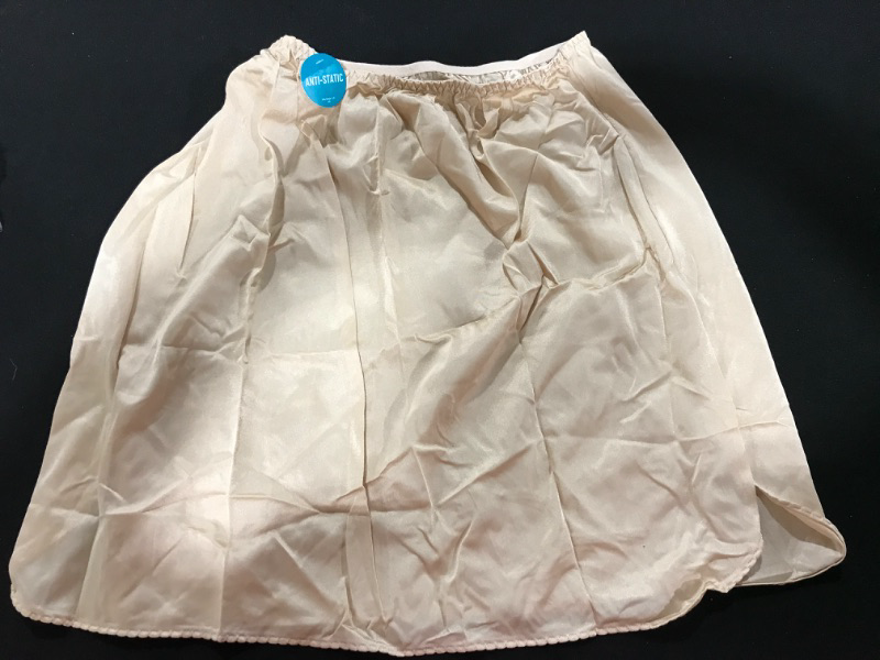 Photo 1 of [Size L] Vanity Fair Anti Static Slip Skirt- Nude