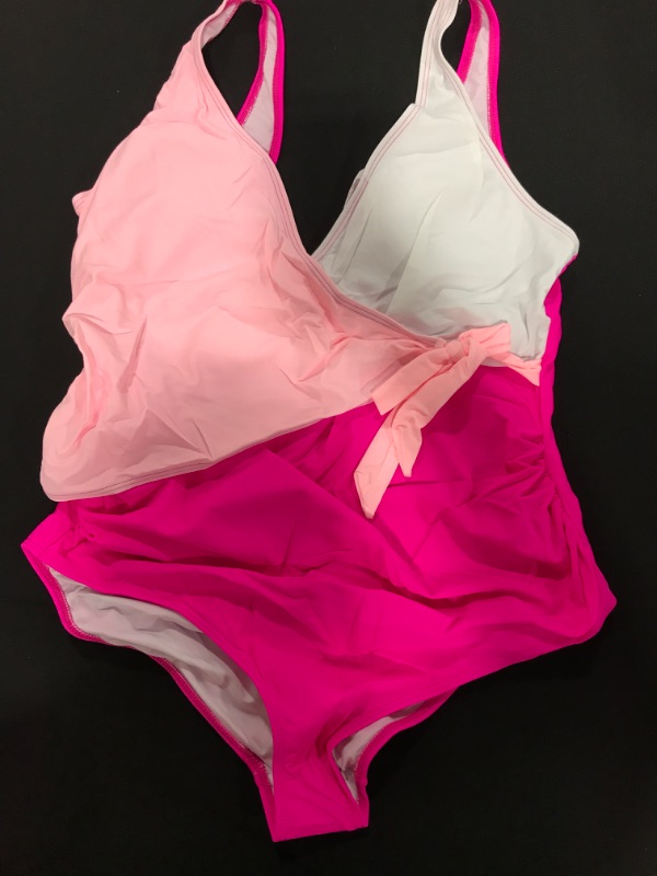 Photo 1 of [Size XL] Women's Swimsuit- Pink 1 pc