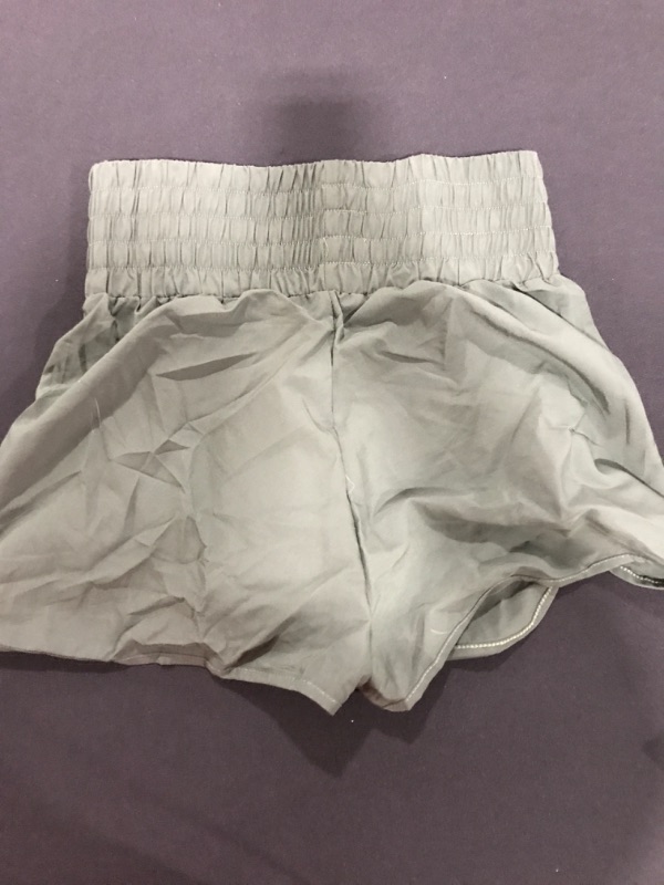 Photo 1 of [Size M] Women's Athletic Shorts- Olive Green