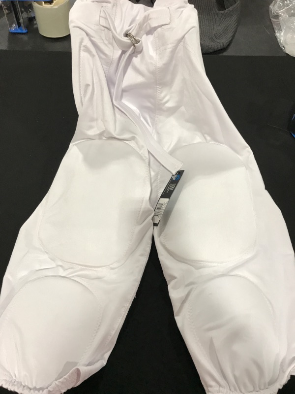 Photo 2 of [Size Adult Med] Sports Unlimited Elite Flex Integrated Adult Football Pants White
