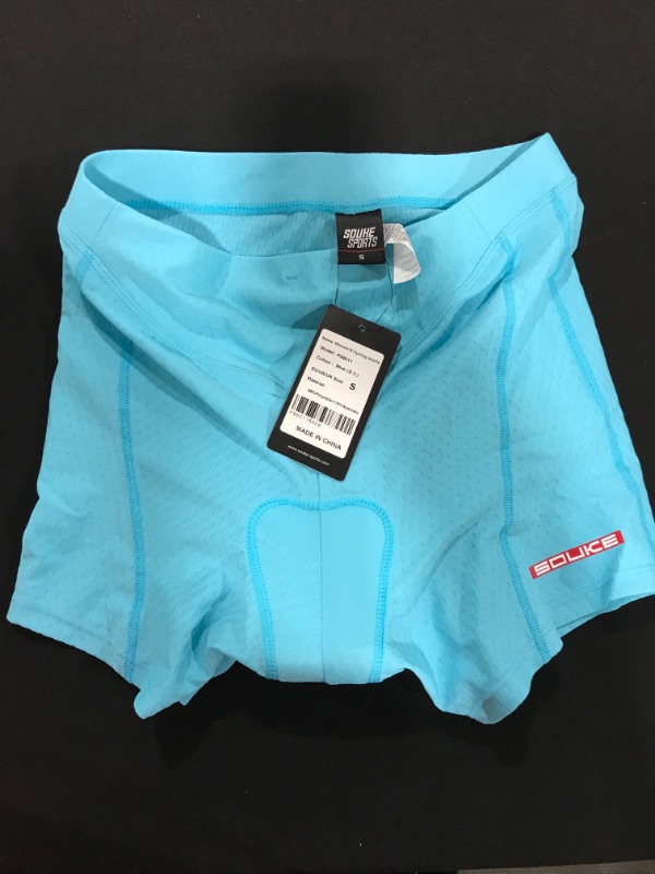 Photo 2 of [Size S] Souke Womens Cycling Shorts- Light Blue