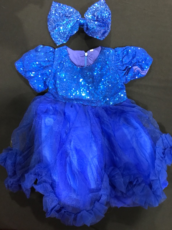 Photo 1 of [Size 18mo] Babys Blue Fancy Dress- Royal Blue