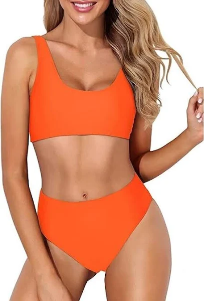 Photo 1 of [Size S] Tempt Me 2pc Swimsuit - Orange 
