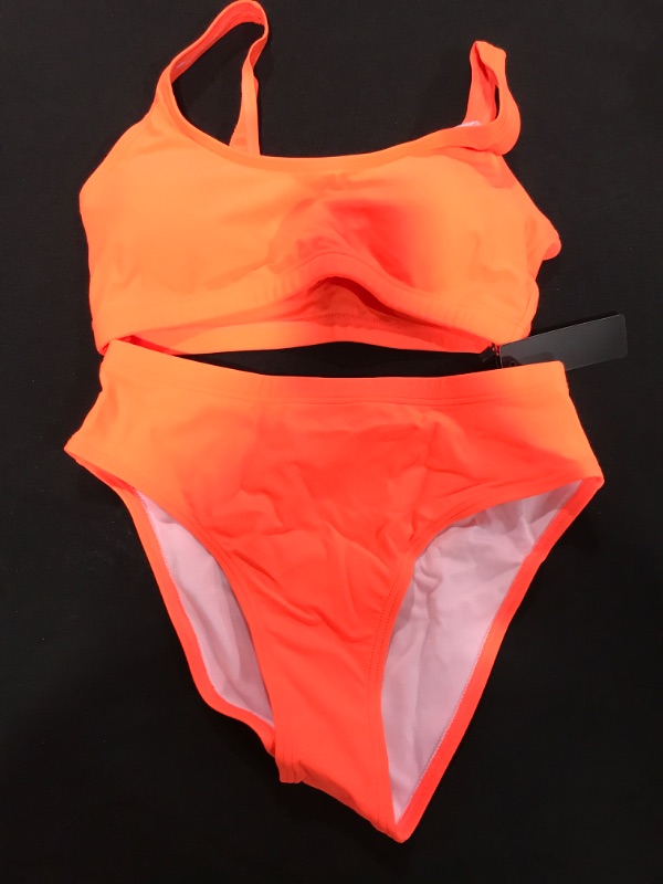 Photo 2 of [Size S] Tempt Me 2pc Swimsuit - Orange 
