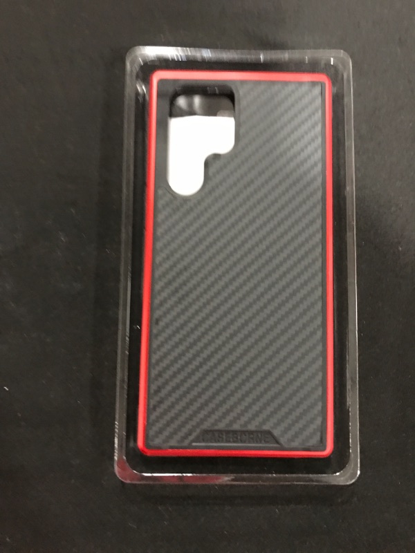 Photo 1 of Galaxy S22 Ultra Phone Case- Black/Red