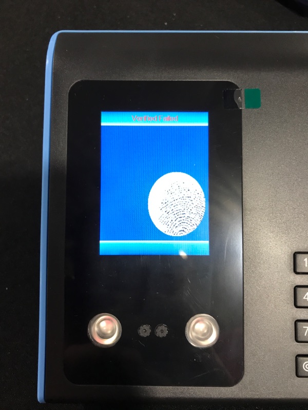 Photo 4 of Time Machine FA-01 Fingerprint Time Clock for Employees Face Recognition Attendance Machine Time Clock for Small and Medium Enterprises (Color : EU, Size : FA01)