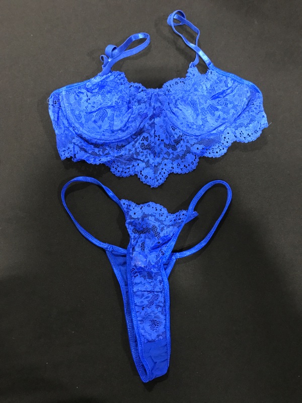 Photo 1 of [Size M] Ladies Lingerie - Royal Blue