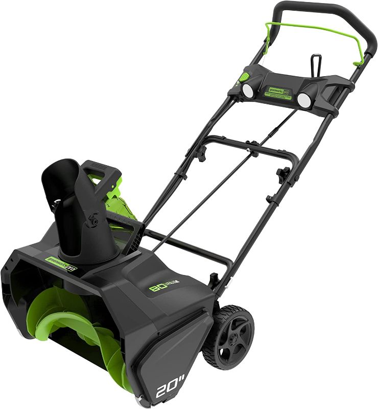 Photo 1 of Greenworks Pro 80V 20-Inch Cordless Snow Blower, 