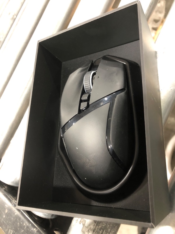 Photo 2 of Razer Basilisk V3 Pro Customizable Wireless Gaming Mouse: Fast Optical Switches Gen-3 - HyperScroll Tilt Wheel - Chroma RGB - 11 Programmable Buttons - Focus Pro 30K Optical Sensor - Classic Black Classic Black Mouse