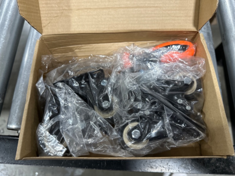 Photo 1 of 2" Swivel Caster Wheels?Heavy Duty - 150 Lbs Per Caster (Pack of 4)?Locking Casters with 360 Degree?Safety Dual Locking and Polyurethane Foam No Noise Wheels
