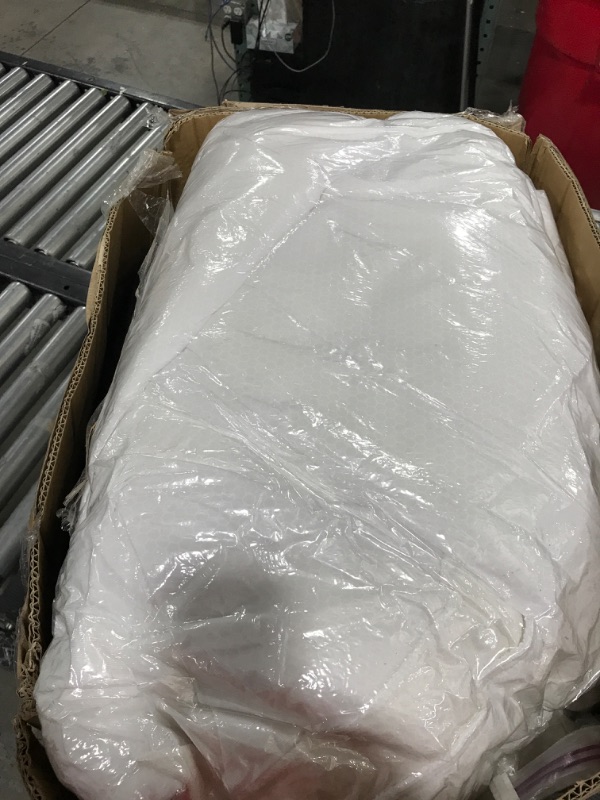 Photo 2 of ELEMUSE Dual Layer 4 Inch Memory Foam Mattress Topper Queen Size, 2 Inch Cooling Gel Memory Foam Plus 2 Inch Bamboo Pillow Top Cover, Comfort Support Back Pain Relief Queen White