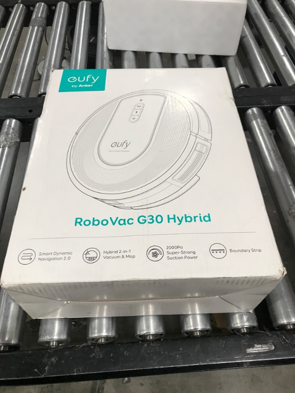 Photo 5 of eufy Clean by Anker, Clean G40Hybrid+, Robot Vacuum, Self-Emptying, Robot Vacuum and Mop, 2,500Pa Suction Power, WiFi Connected, Planned Pathfinding, Ultra-Slim Design, Perfect for Daily Cleaning