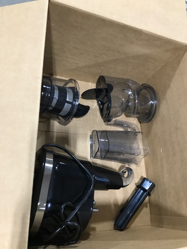 Photo 1 of Aeitto Slow Juicer, Slow Masticating Juicer Machine with Big Wide 81mm Chute 900 ml Juice Cup, Cold Press Juicer for Nutrient Fruits and Vegetables, Juicer Machine BPA-Free, Easy to Clean