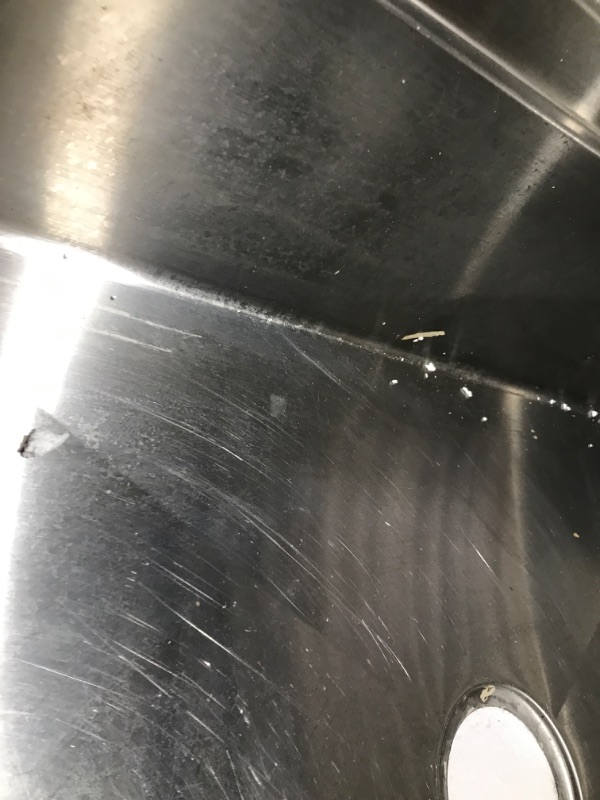 Photo 3 of 33 x 22 Inch Drop in Stainless Steel Kitchen Sink, Single Bowl 16 Gauge Top mount Sink Commercial Handmade 9 Inch Deep Kitchen Sinks Workstation Single Basin Brushed Satin Nickel