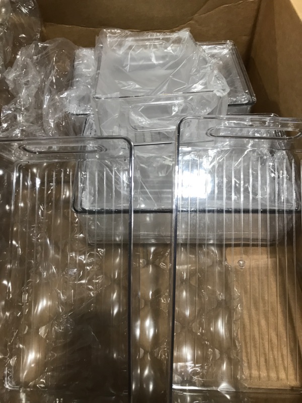 Photo 2 of 10x6 stacking plastic organizer 9 count