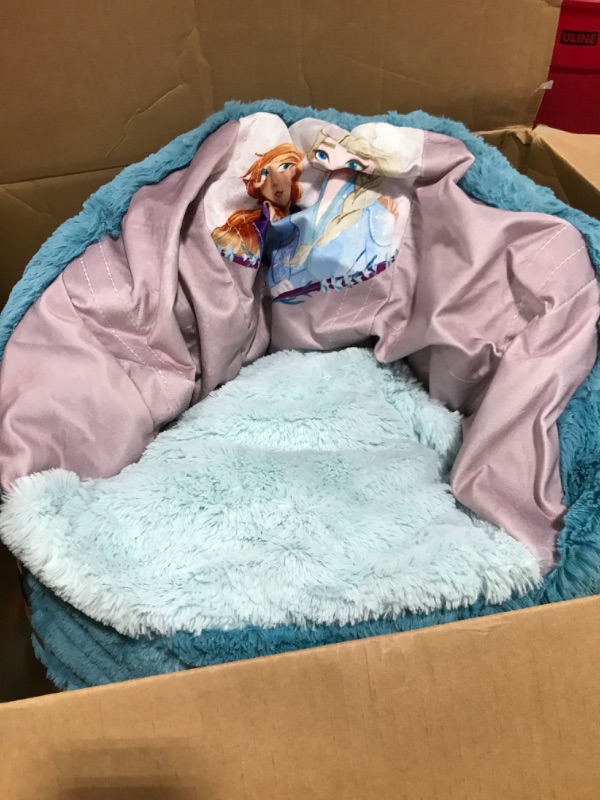 Photo 2 of Disney Frozen Cozee Fluffy Chair by Delta Children, Toddler Size (for Kids Up to 6 Years Old)