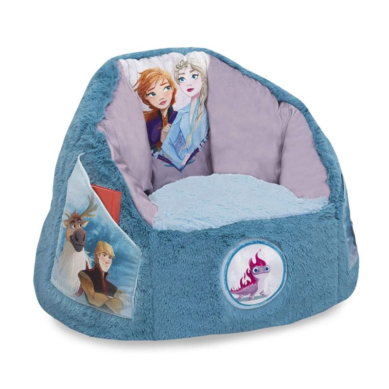 Photo 1 of Disney Frozen Cozee Fluffy Chair by Delta Children, Toddler Size (for Kids Up to 6 Years Old)