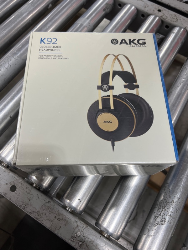 Photo 2 of AKG Pro Audio K92 Over-Ear, Closed-Back, Studio Headphones, Matte Black and Gold