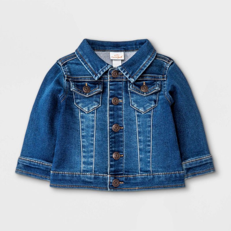 Photo 1 of Baby Denim Jacket - Cat & Jack™ Blue
