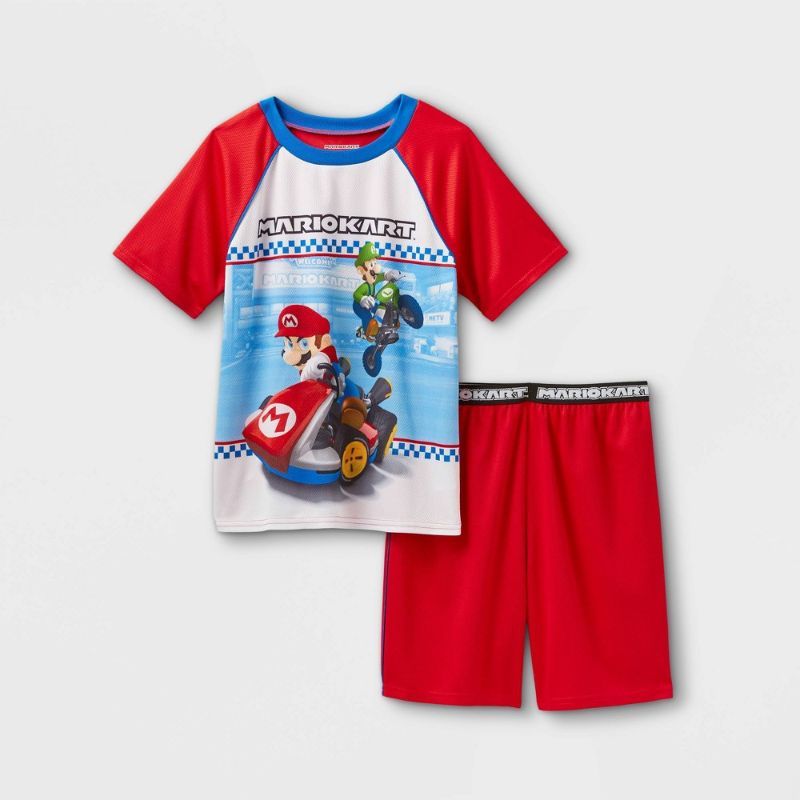 Photo 1 of Boys' Mario Kart 2pc Mesh Pajama Set -
