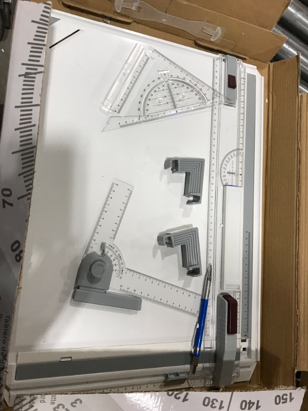 Photo 2 of Frylr Metric A3 Drawing Board Drafting Table with Parallel Motion and Angle Metric Measuring System 20” X 14.5”