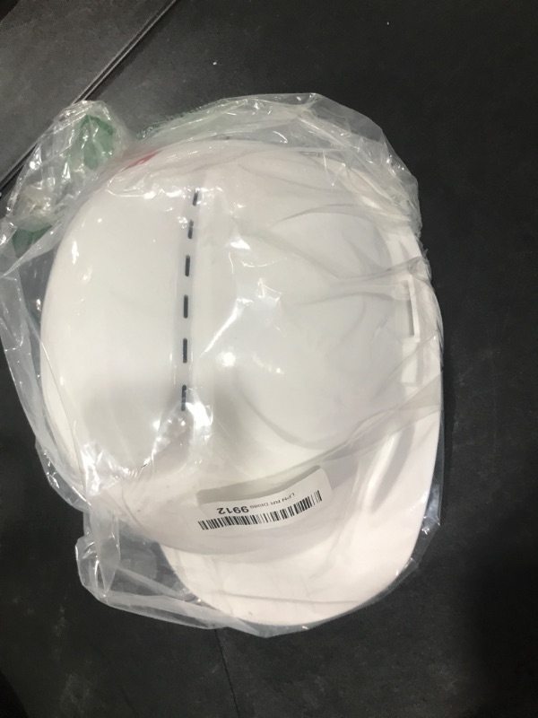 Photo 2 of 3M Hard Hat, White, Lightweight, Vented, UV Indicator, Adjustable 4-Point Ratchet, H-701V-UV White Vented with Uvicator Ratchet, Old Model