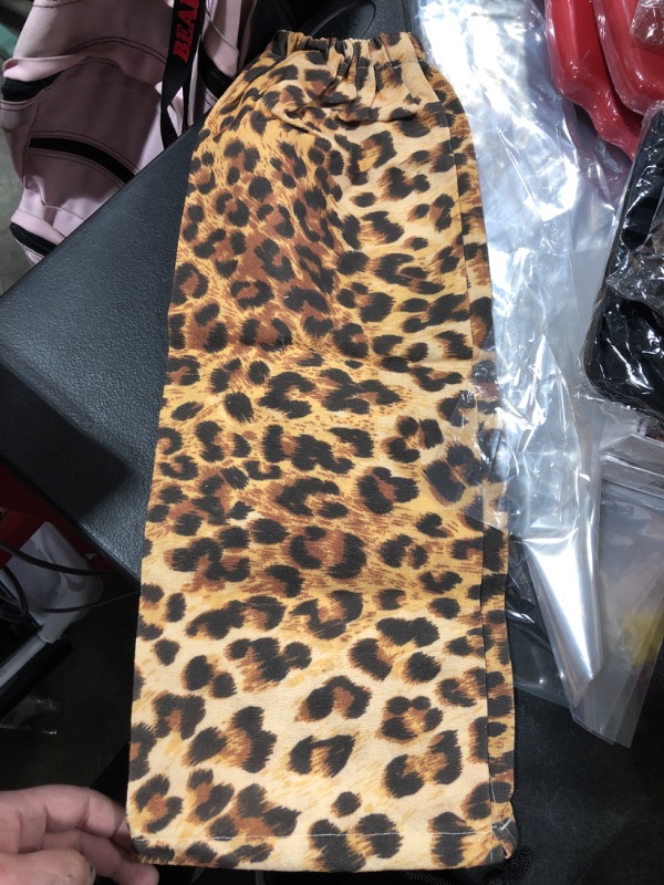 Photo 1 of 21" Drawstring leopard print bag
