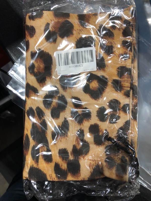 Photo 2 of 21" Drawstring leopard print bag