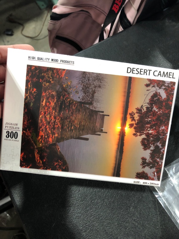 Photo 1 of 300 piece high quality wood jigsaw puzzle- Desert Camel 400x280mm