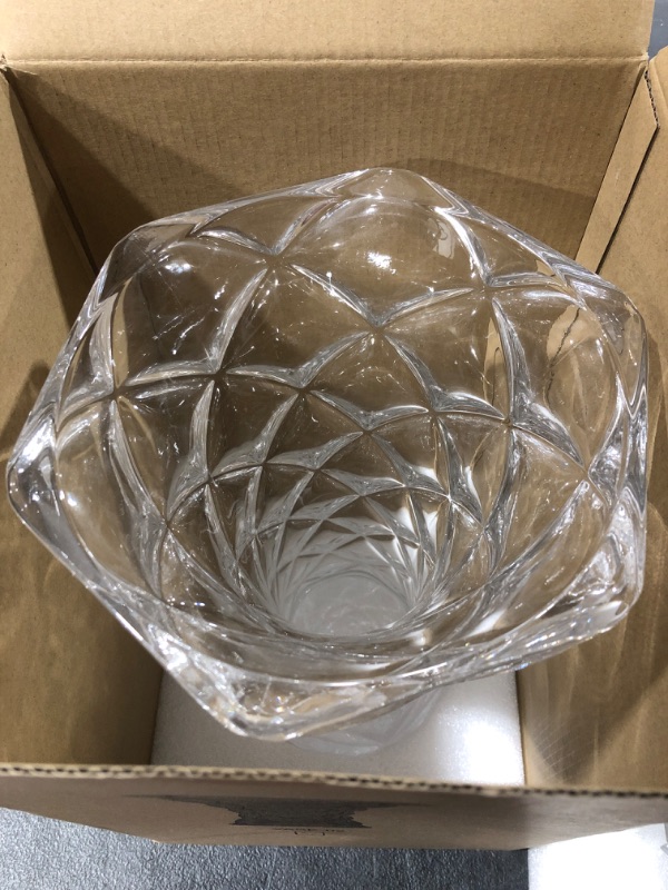 Photo 2 of 11"h x 6.8"w Glass Vase