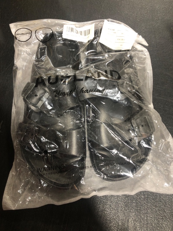 Photo 1 of Black Slides for Men. Size 9.5